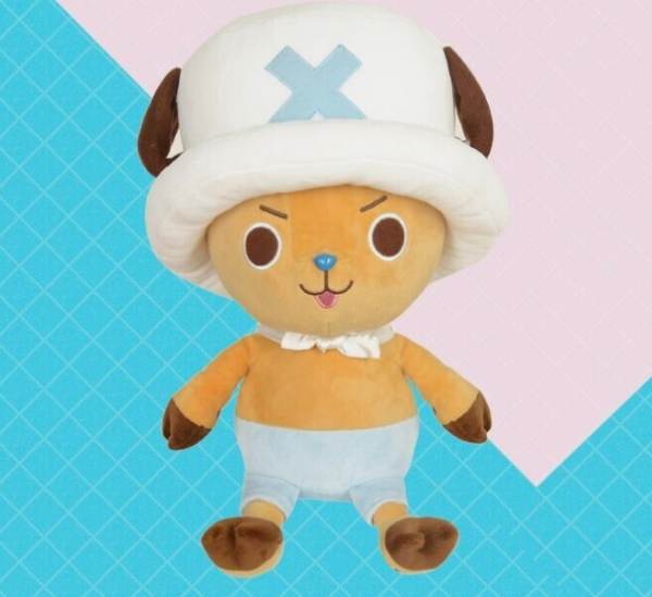 One Piece Chopper With Cape Plushies White, Red, or Pink Hat