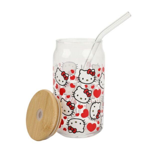 Hello Kitty 15oz. Bamboo Glass Tumbler