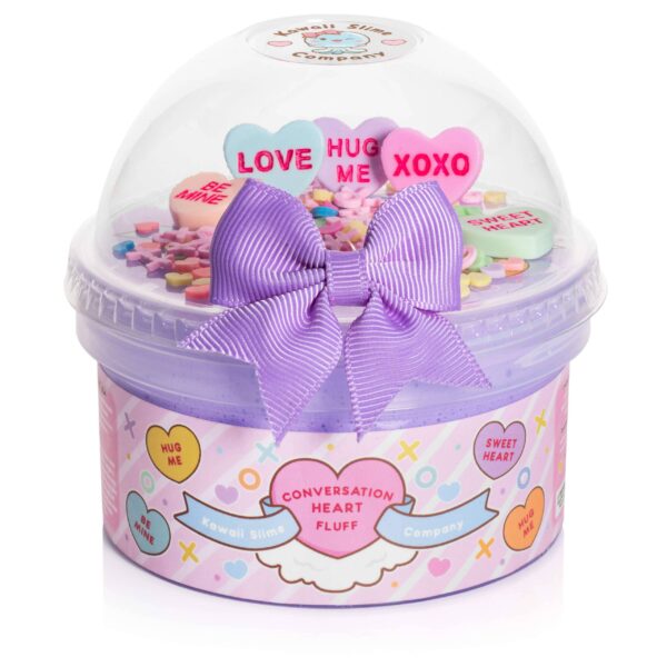 Conversation Heart Fluff Slime (Kawaii Slime Company)