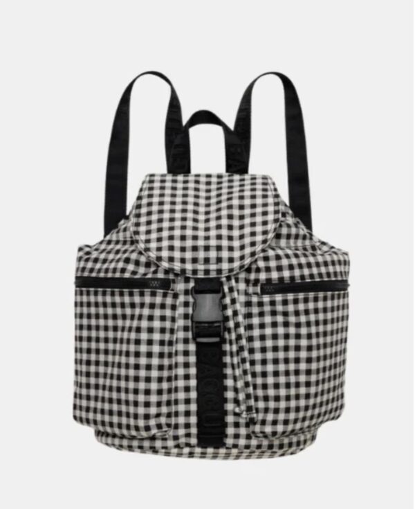 Gingham Sport Backpack Baggu