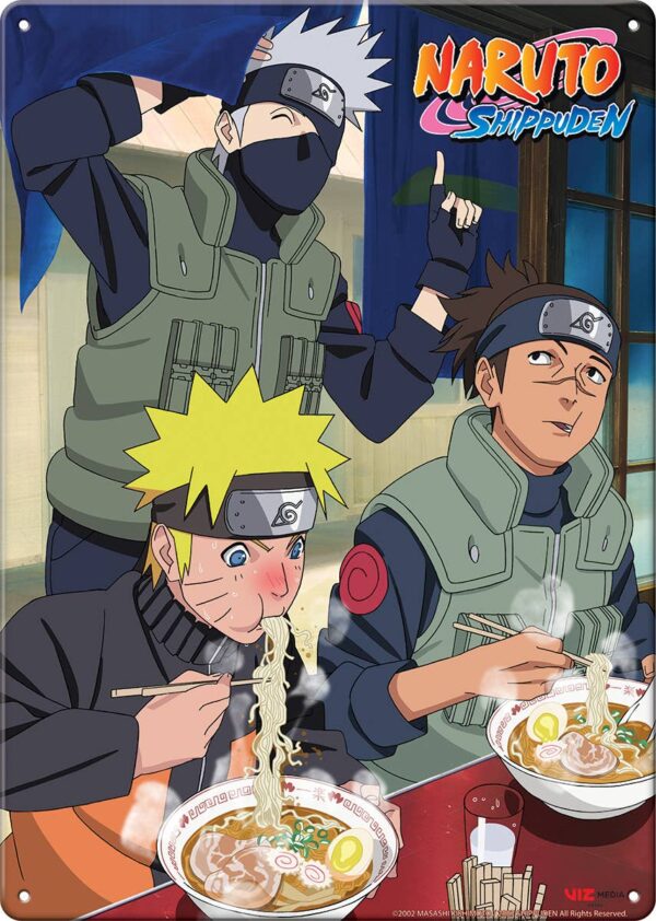 Naruto Ramen Metal Sign (11.5" X 8.25")