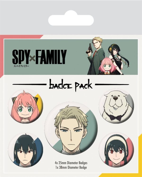 Spy X Family Badge Pack (Spy X Family) 5 Pack