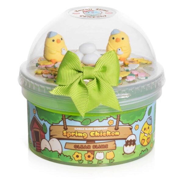 Spring Chicken Clear Slime (Kawaii Slime Company)