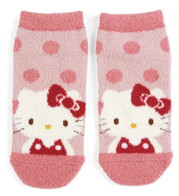 Hello Kitty Fluffy Ankle Socks 23-25cm