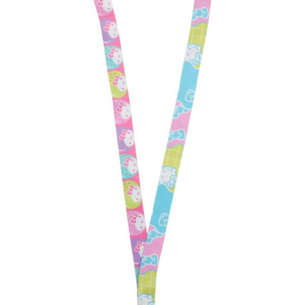 Hello kitty strawberry milk lanyard