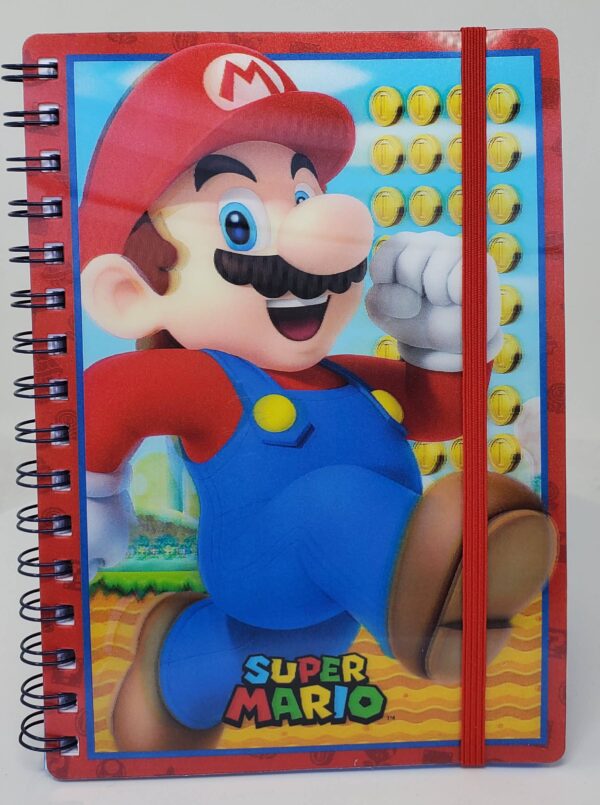 Super Mario  - 3D Lenticular Wiro Notebook