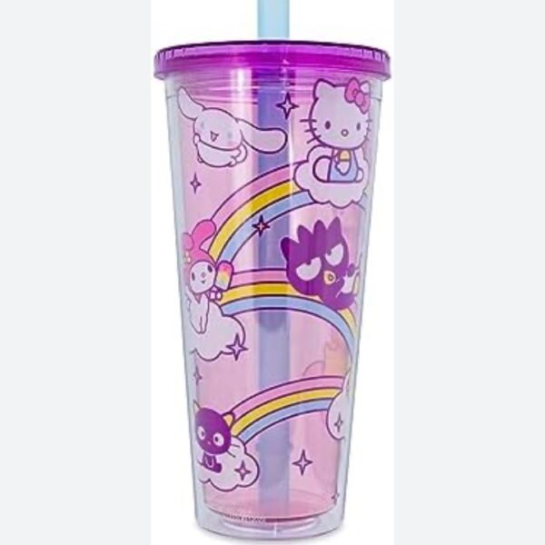 Sanrio Character Friend Rainbow Cloud Tumbler