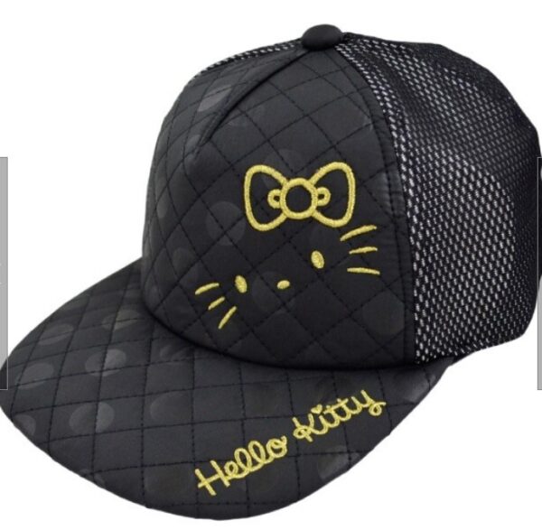 Hello Kitty Hat Black and Gold