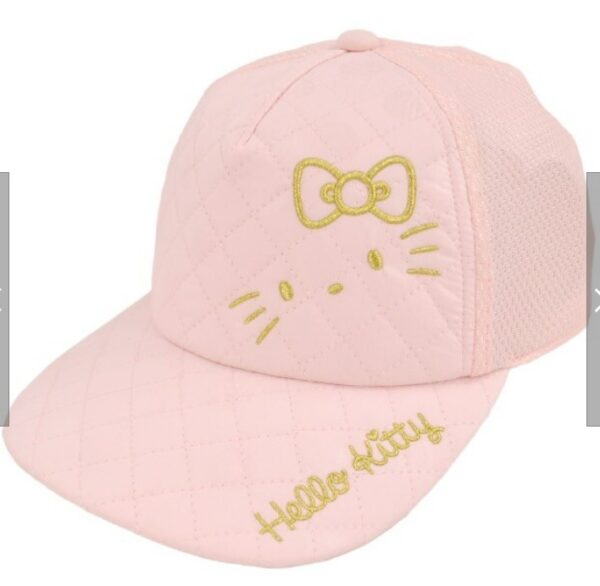 Hello Kitty Hat Pink and Gold