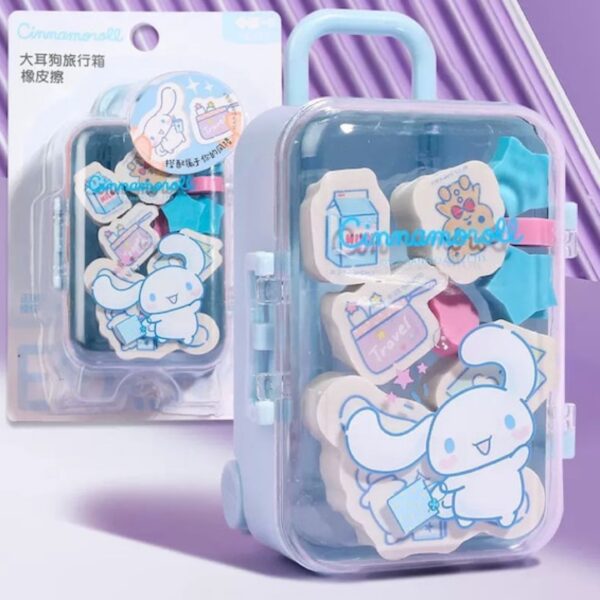 Cinnamoroll Suitcase Erasers Set