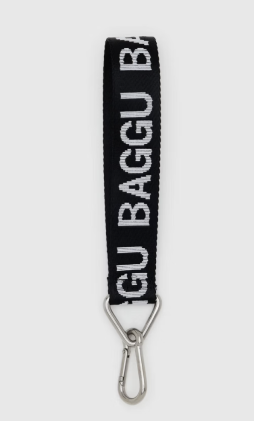 Baggu Logo Keychain - Black and White