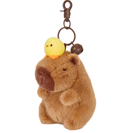 Chick Buddy Capybara Keychain