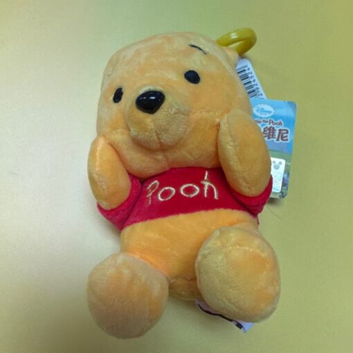 Winnie Pooh Holding Face Mascot Keychain