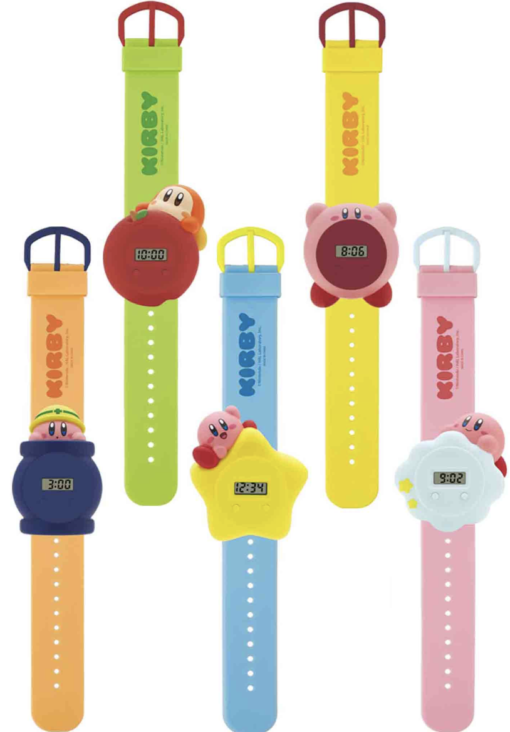 Kirby Digital Wrist Watch Blind Box - 1 of 5 Different Colorful, Fun and Exciting Designs with LCD Display