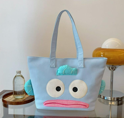 Sanrio Character 3D Face Canvas Tote Bags