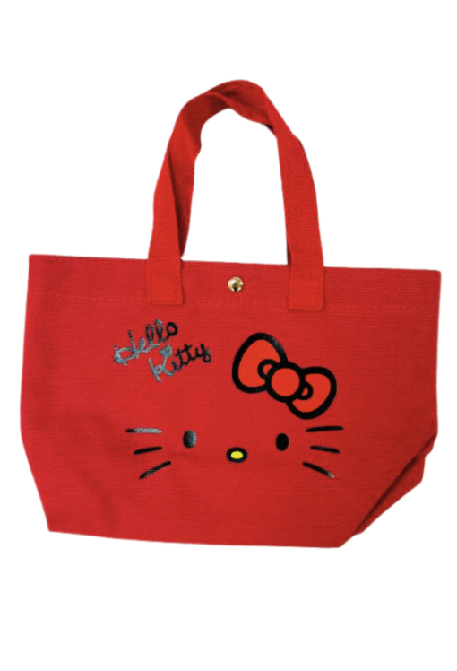 Sanrio Canvas Tote Bags with Character Faces