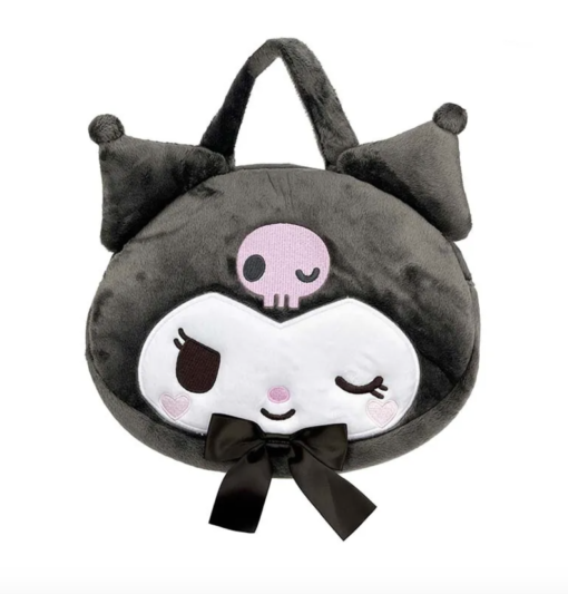 Kuromi Die Cut Shoulder Pouch, Handbag Purse