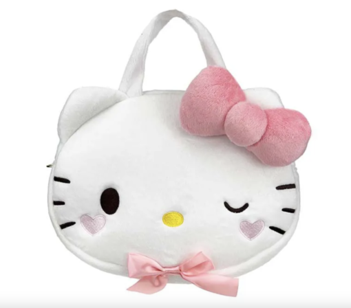 Hello Kitty Die Cut Shoulder Pouch, Handbag Plush Purse