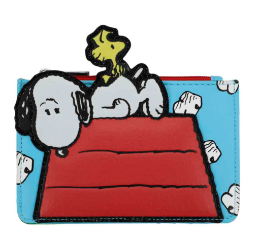 Peanuts 3D Snoopy & Woodstock Character Art Women’s Card Wallet