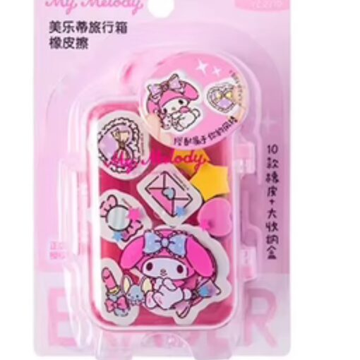 My Melody Travel Suitcase Eraser Case