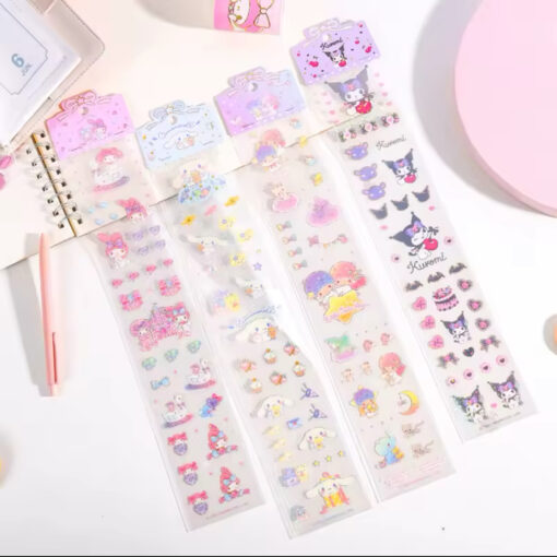 Sanrio Glittery Bow Sticker Sheet