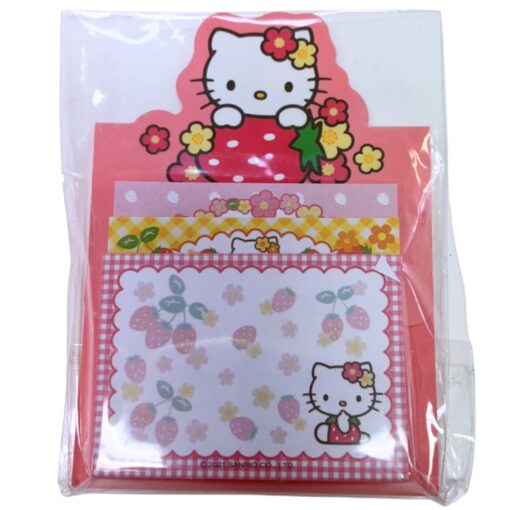 Hello Kitty Strawberry Themed Mini Notepad