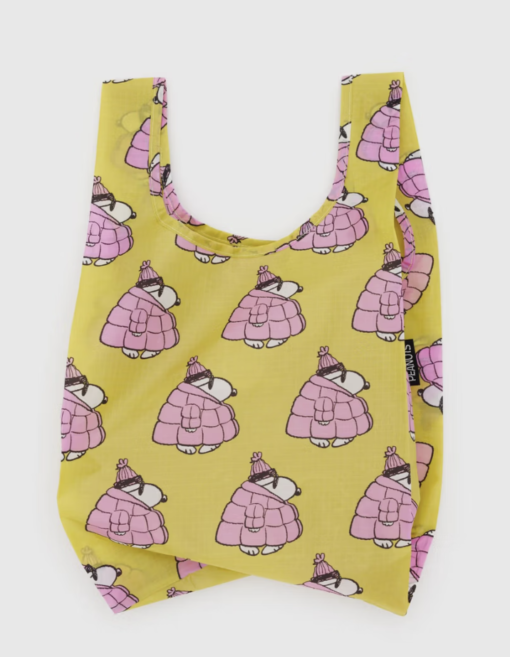 Baggu Baby Reusable Bag | Snoopy Pink Puffer