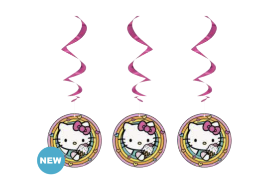 Hello Kitty and Friends Hanging Swirls Set Party