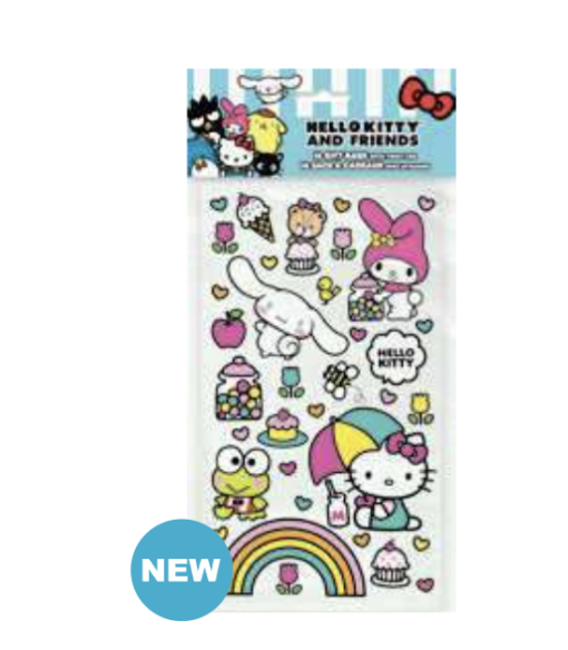 Hello Kitty and Friends Cellophane Bags 5 x 9"  16ct" Party