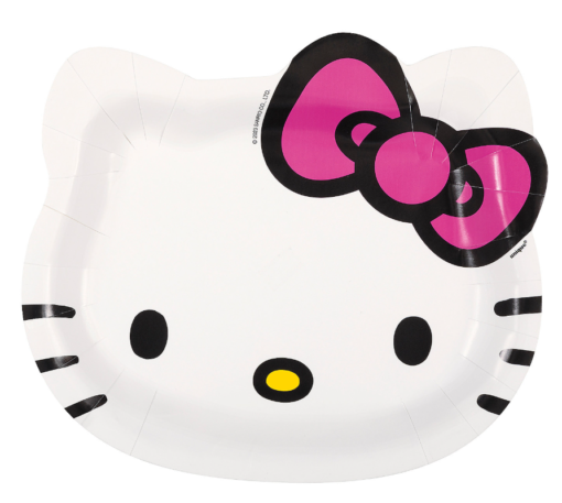 Hello Kitty & Friends Face-Shaped 6 x 7" Plates  8ct" Party