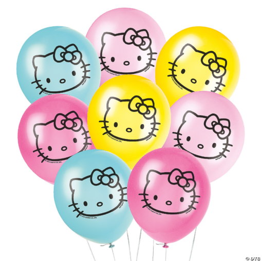 Hello Kitty and Friends Assorted 12 Latex Balloons  8ct" Party