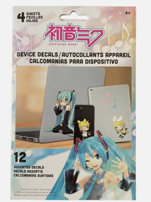 Hatsune Miku Device Decals with Foil (12-Pack)