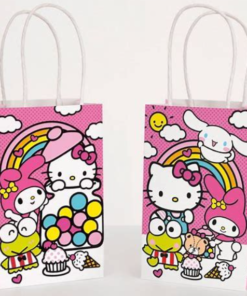 Hello Kitty & Friends 8 Count Kraft Party Bags