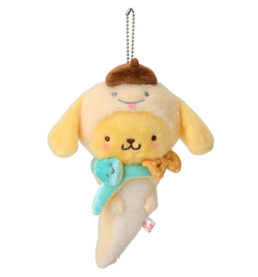 Pompompurin Snake Zodiac Mascot Keychain