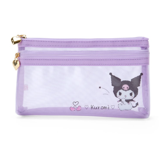 Kuromi Mesh Pen Pouch