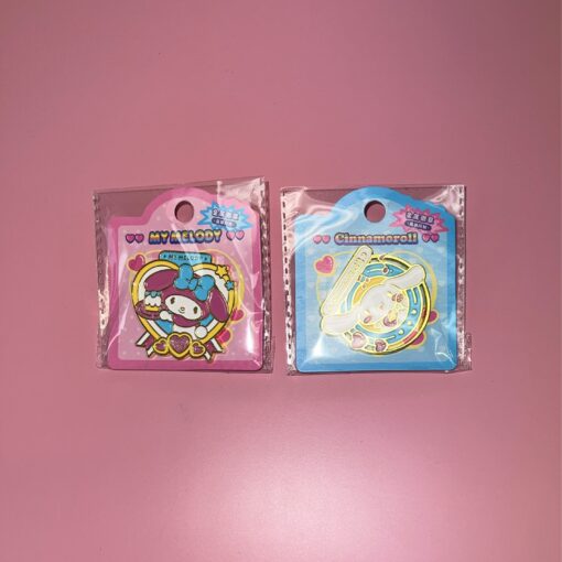 Heart Series: Cinnamoroll or My Melody Characters Enamel Pin