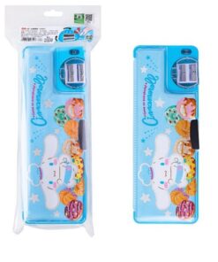 Sanrio Puff Glitter Pencil Case With Sharpner
