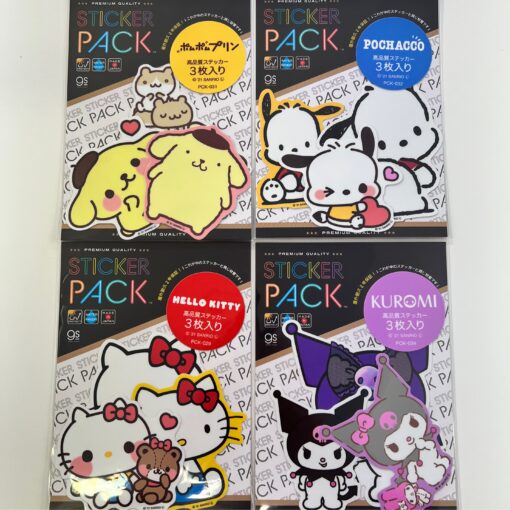 Sanrio Characters Sticker 3 Pack