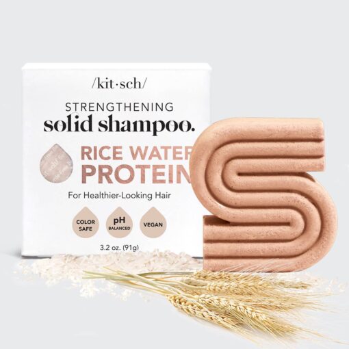 Kitsch Rice Water Protein Shampoo Bar for Hair Growth