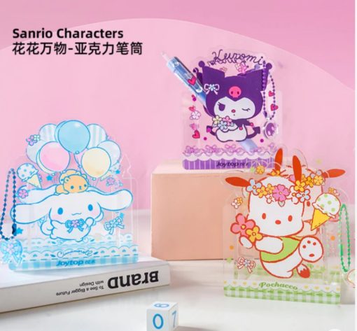 Sanrio Characters Acrylic Pencil Holder