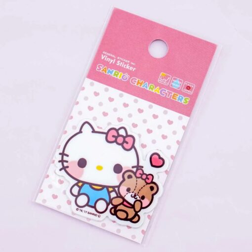 Hello Kitty with Plush Sticker