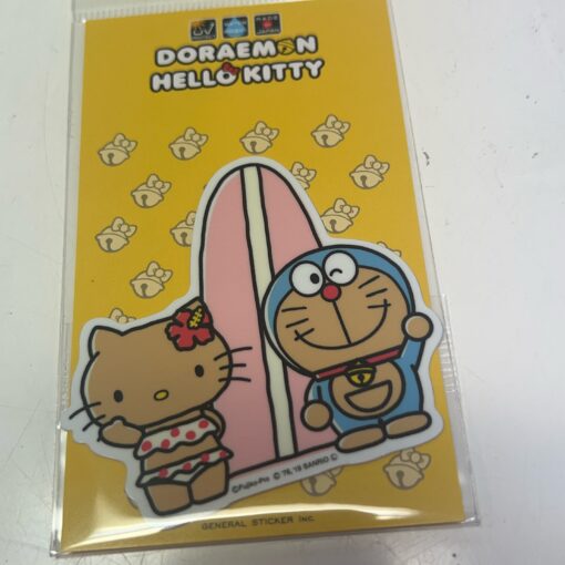 Doraemon and Hello Kitty Sticker