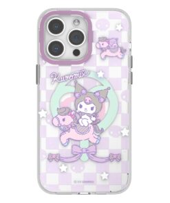 Sanrio Characters Kuromi Checkered IPhone 15 Case