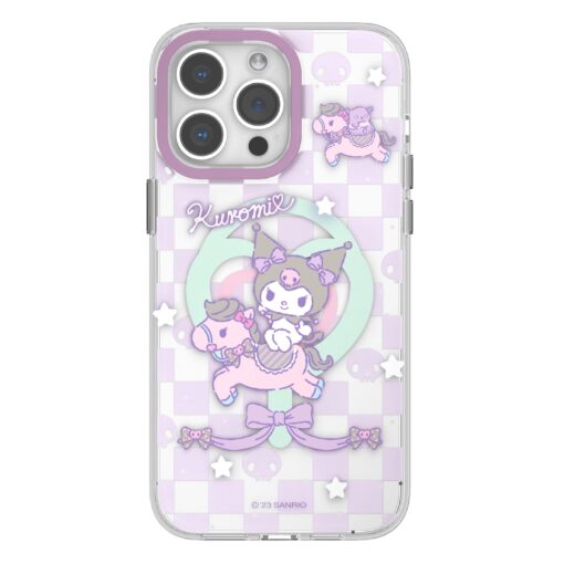 Sanrio Characters Kuromi Checkered IPhone 15 Case