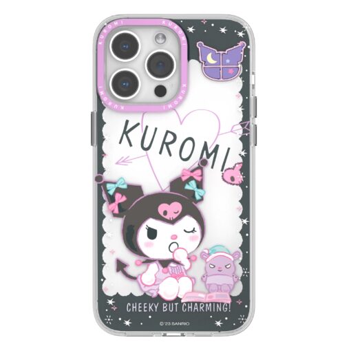 Sanrio Characters Kuromi Cheeky but Charming IPhone 15 Case
