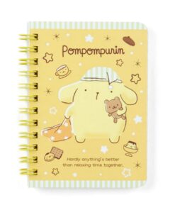 Sanrio Pompompurin Mini Spiral Notebook