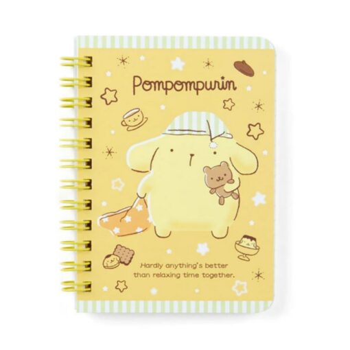 Sanrio Pompompurin Mini Spiral Notebook