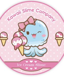 Cotton Candy Scented Ice Cream Pint Slime (Kawaii Slime Company)
