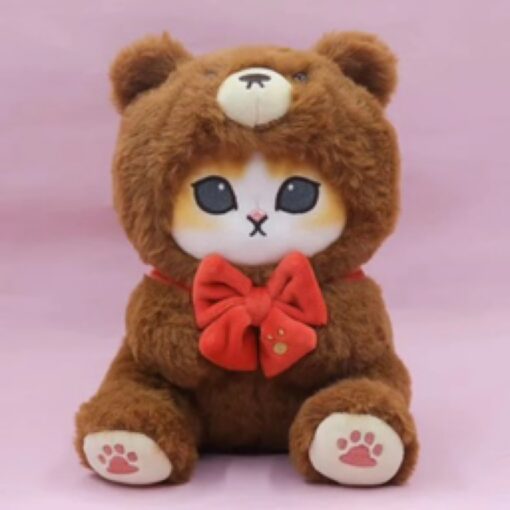 Mofusand Bear Cosplay Brown, Pink, Blue, White