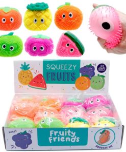Fruit Shaped Squeezy Puff Pet
